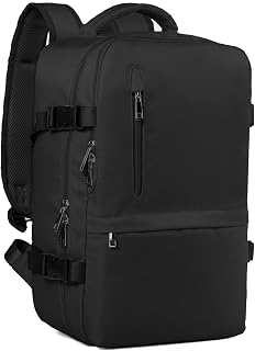 Hayayu Backpack 40x30x20, Cabin Backpacks for Ryanair 40x20x30cm | Travel Suitcases Woman Man Carry-on Luggage 40x30x20 Travel Bag 24L with Cargo Hole and Anti-theft Pocket