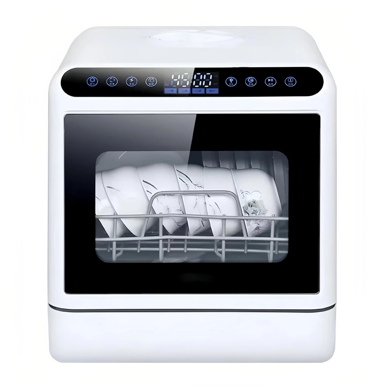 Dishwasher Tabletop Dishwasher Portable Small Fully Automatic 4 Washing Modes an