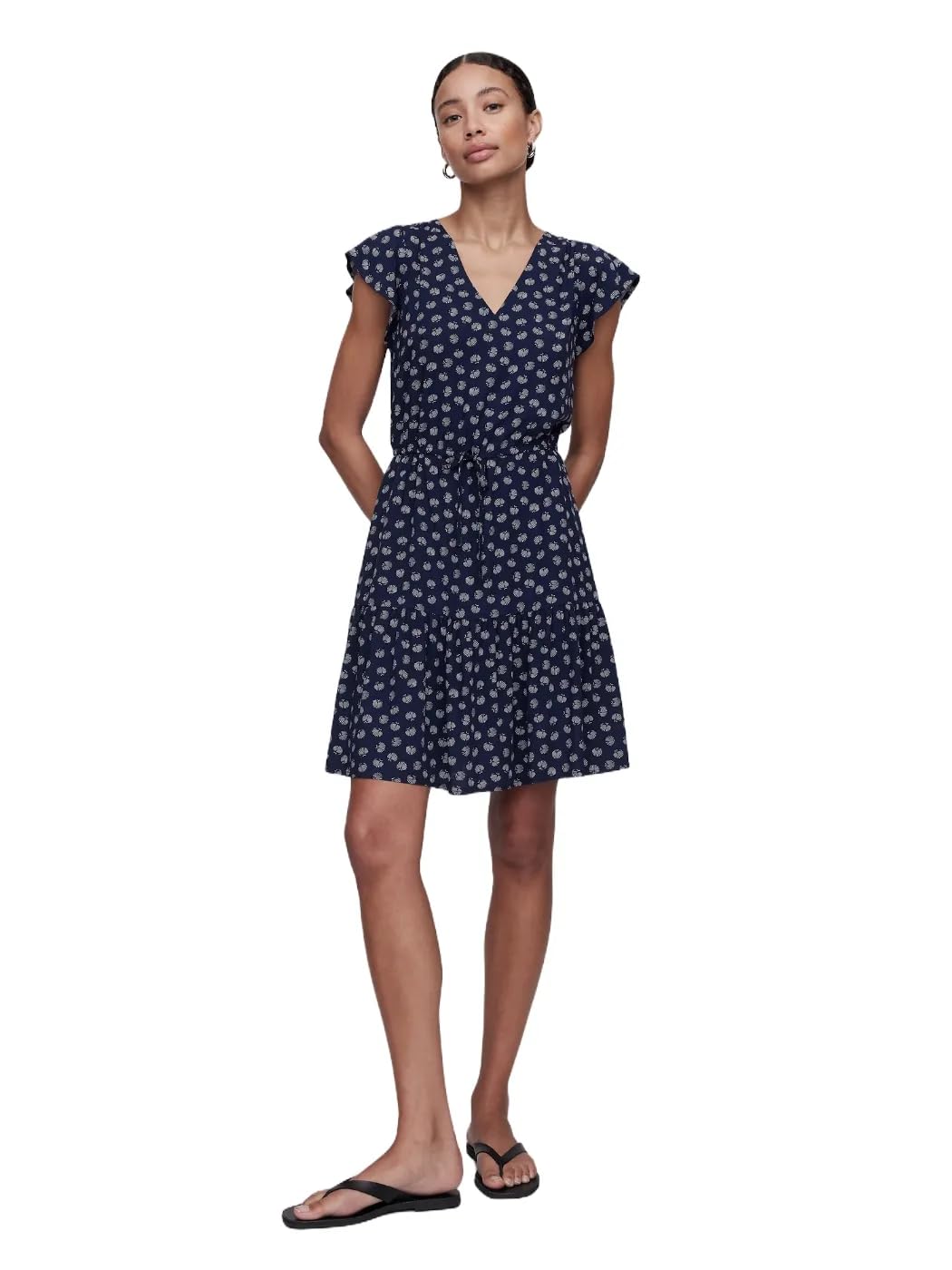 Gap Tie Waist Mini Dress Vestito Donna