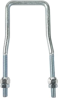 Spare Tire Carrier for Trailer,U-Bolt Zinc Plated Spare Tire Mount Bracket Side Mount 4 or 5 Lug fit Ski Boat, Fishing Boat or Sailboat Trailer