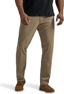 Lee Modern Series Extreme Motion Straight Fit Men's Jeans Big and Tall, Cougar, 36W / 36L