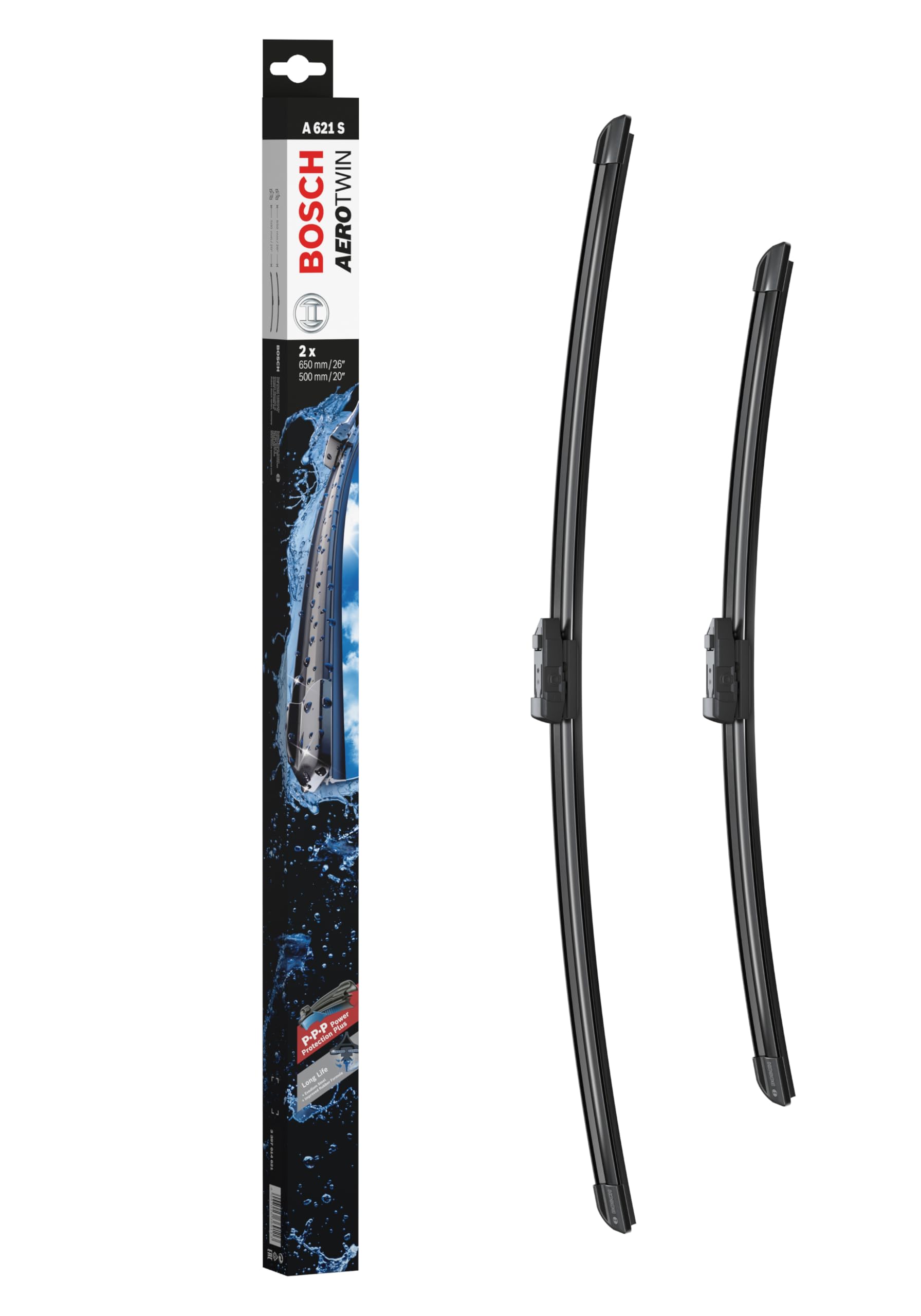BOSCH 3397014621 AeroTwin Wiper Blades - Set of 2 (26" &amp; 20") Top 