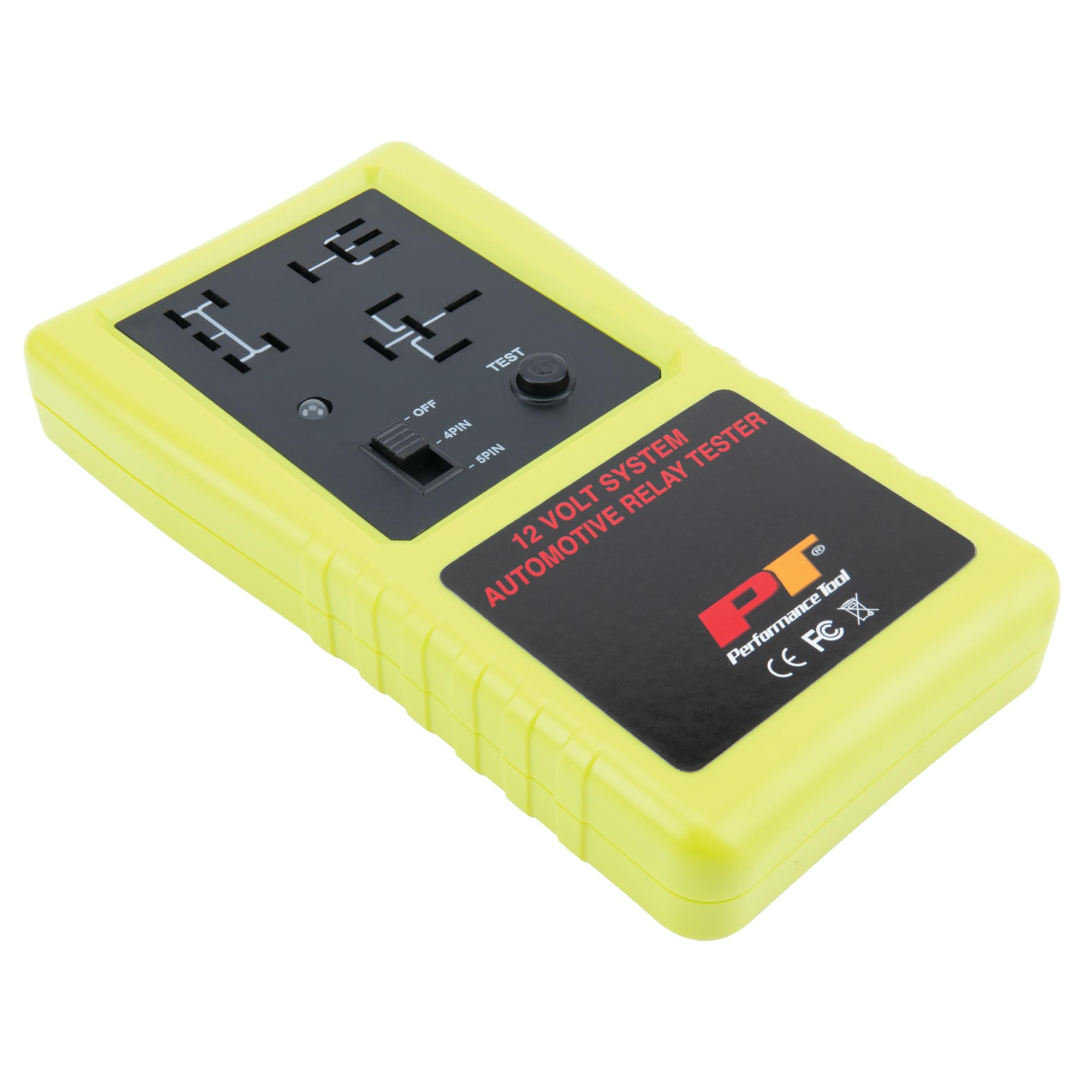 Performance Tool 3009 12-Volt 4- and 5-Pin Automotive Relay Tester | Cordless di