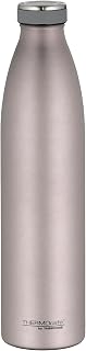 THERMOcafé by THERMOS TC BOTTLE Rose Mat 1.00 L, Insulated Flask Made of Stainless Steel, Carbonated Proof, 12 Hours Hot 24 Hours Cold, Leak-Proof, for School, On the Go and Office