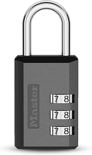 Master Lock 647D Set-Your-Own Combination Luggage Lock, 1-3/16-Inch Wide Body