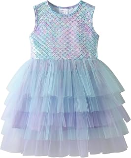 VIKITA Kids Girl Tutu Girl Sleeveless Casual Summer Party Dress for 2-8 Years