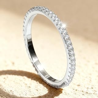 1 PC 925 Silver Exquisite and Sweet 1.4MM Stackable Simple Genie Zirconia Ring for Women Daily Wear Best Gift for Women Sterling Silver Fine Jewellery Silver Early Fashion Trends