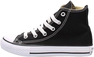 Converse Chuck Taylor All Star, Unisex Kids' High Neck Trainers, Black (Black), EU 30 - UK 12