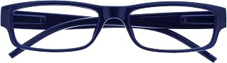 OPULIZE Ace Reading Glasses Unisex-Adult, Blue Black