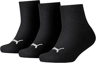 PUMA Quarter 3p Unisex Socks - Children and Youth (Pack of 3)