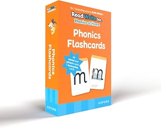 Phonics Flashcards - Read Write Inc Home - Set 1 Speed Sounds - Early Reading & Literacy for ages 4-6 - Ruth Miskin - EYFS & KS1 Phonics Practice