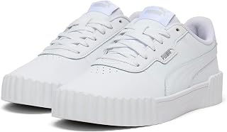 PUMA Womens Carina 3.0 Lace Up Sneakers Shoes Casual - White