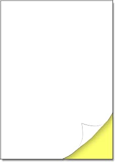 Sticker Paper for Printer A4, White Printable Sticky Labels - 25 Sheets | Laser/Inkjet Printing