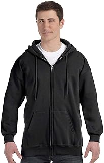 Hanes Ultimate Full-Zip Hoodie, Men's Hooded Fleece Sweatshirt with Zipper Hoodie (Pack of 1)