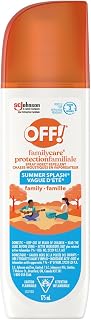 OFF! FamilyCare Bug & Mosquito Repellent Spray, 7% DEET, 175mL | Aloe Vera Formula, Non-Staining, Dry Finish, Up To 3Hr Protection, Safe On Clothing, Camping, Hiking, Family Use