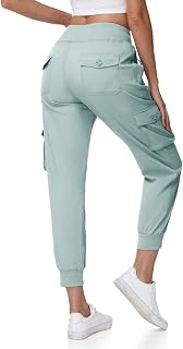 YSENTO Pantaloni da trekking da donna, leggeri, ad asciugatura rapida, funzionali, per jogging, casual