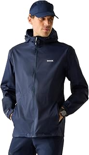 Regatta Pack-it Iii' Men's Lightweight Waterproof Breathable Padded Seams Hooded Jacket with Foldable Hood Jackets Waterproof Shell