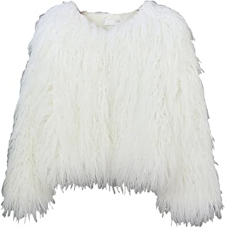 Winter Fluffy Faux Fur Coat Women's Shaggy Jacket Long Sleeve Outwear