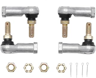 Tie Rod End Kit, Compatible With 1997-2017 Honda Foreman 400/450 / 500, 2001-2017 Honda Foreman Rubicon 500, Two Sets Ball Joint, ATV Accessories
