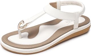 SHIBEVER Women's RhinestoneWedge Sandal