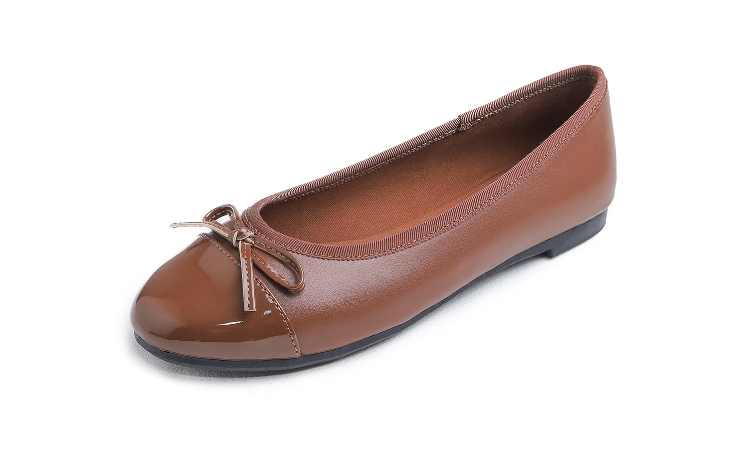 Feversole Women's Fashion Bow Tie Fashion Dress Ballet Flat,Colorful Memory Foam