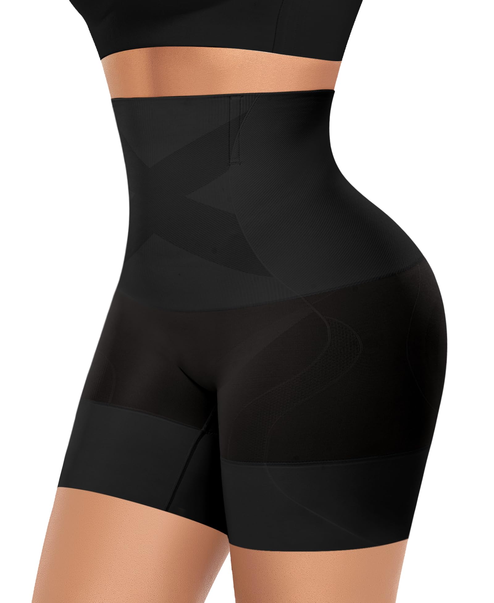 YARRCO Short Gainant Femme Ventre Plat Invisible Panty Gainant Taille Haute Gain