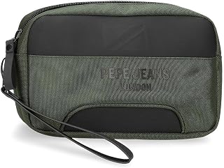 Pepe Jeans Bromley Handbag Green 24.5 x 15 x 6 cm Polyester, Green, One Size, Handbag