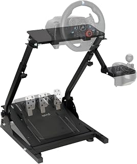 Nejoney Racing Wheel Stand, Height Adjustable & Foldable Steering Wheal Stand Compatible with Logitech G25,G27,G29,G920 Gaming Cockpit