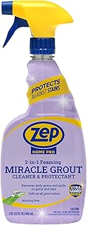 Zep HomePro Foaming Miracle Grout Cleaner & Protectant - 32oz-(Pack of 1) | 2-in-1 for Sparkling Clean Grout Lines
