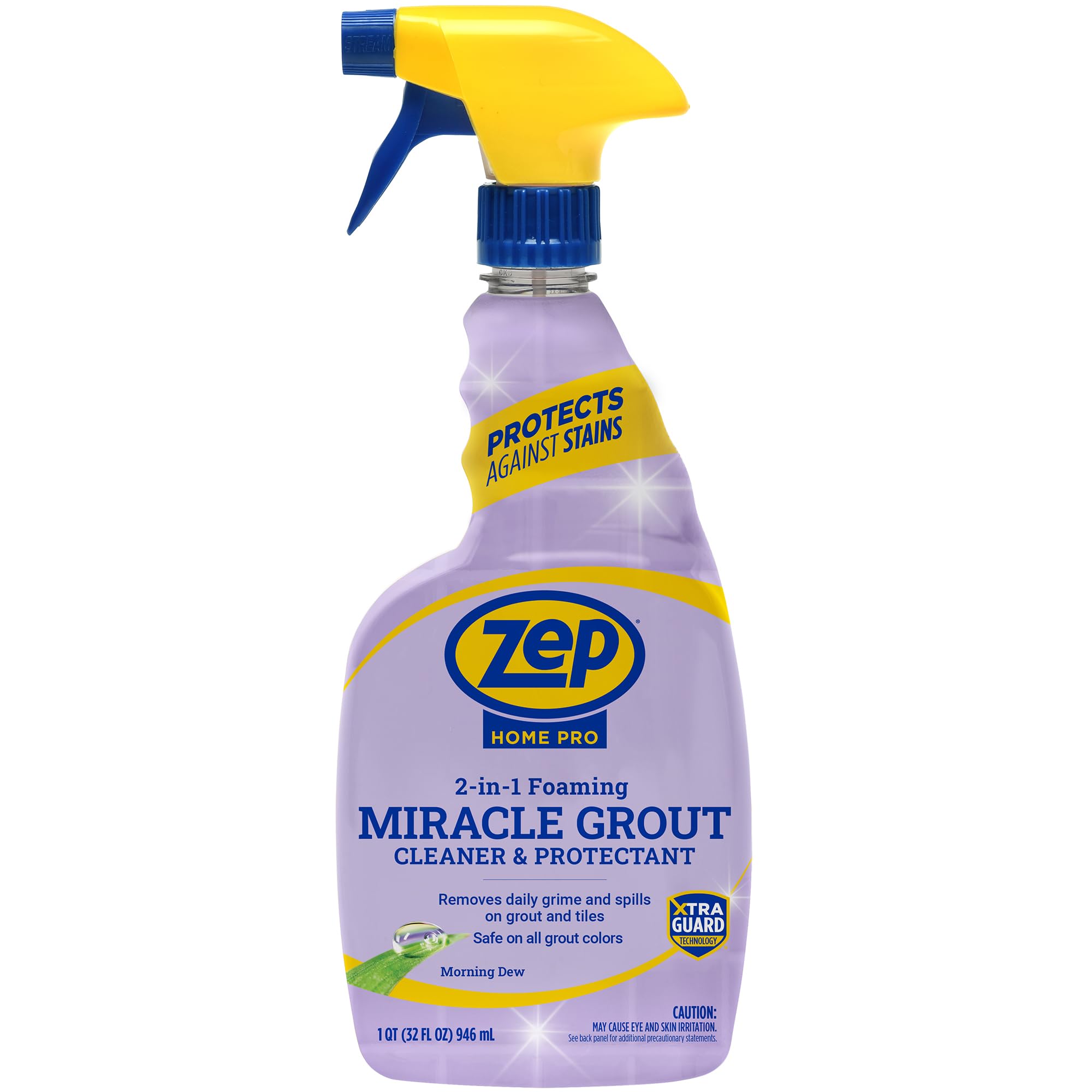Zep HomePro Foaming Miracle Grout Cleaner & Protectant - 32oz-(Pack of 1) | 2-in