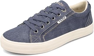 Taos Plim Soul Women's Sneaker-Stylish Platform Sneaker with Curves & Pods Removable Footbed, Arch Support, Classic Design for Everyday Fashion, All Day Comfort
