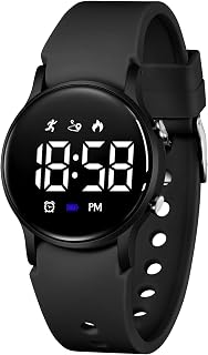 BEN NEVIS Kids Watch for Boys Girls Waterproof Digital Watch for Kids with Pedometer, Vibration Alarm Clock, Stopwatch, Calendar, No App for Ages 5-18