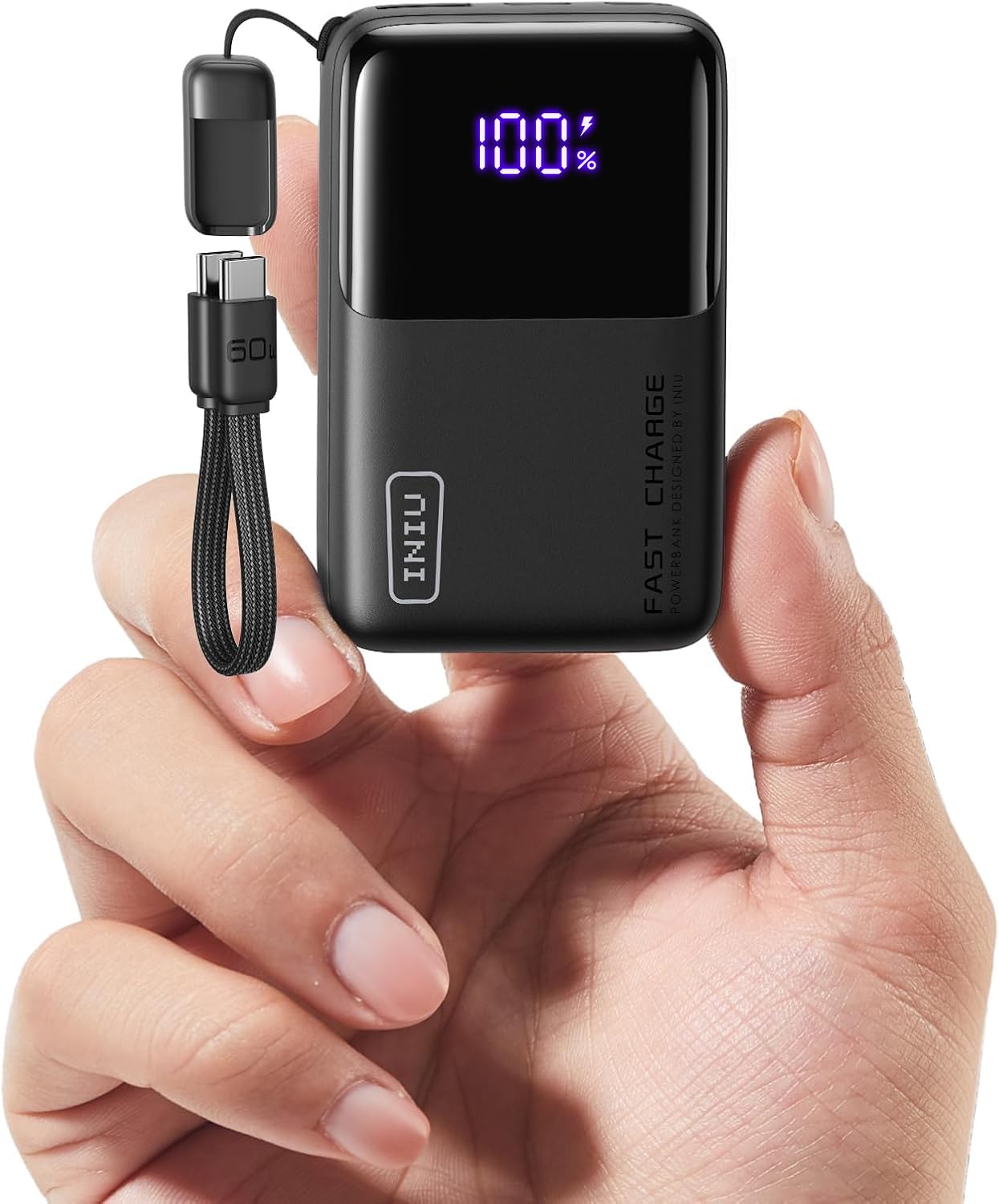INIU Power Bank, Ultra Mini 10000mAh 45W Fast Charging Portable Charger | Flight