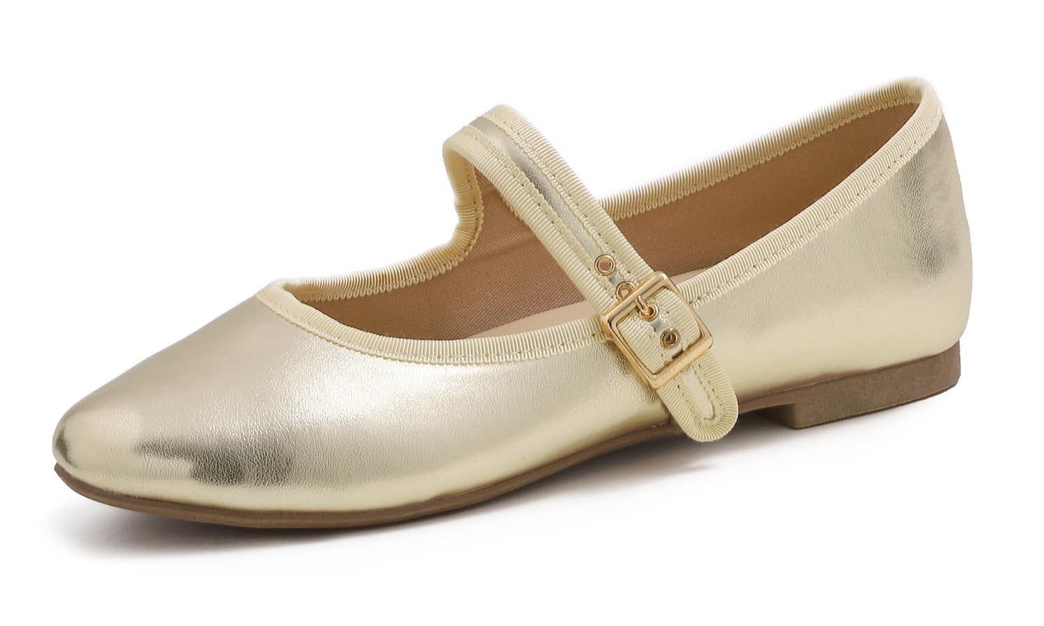 Feversole Coloured Suede Ballerina with Memory Foam Cushion for Macaroons for Wo