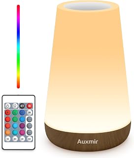 Auxmir Night Light for Kids Baby, USB Rechargeable Touch Lamp with Remote