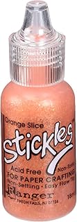 Ranger Stickles Glitter Glue .5oz, Orange Slice