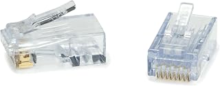 Platinum Tools 202044J ezEX44 Connector for Ethernet Cable Termination, 100 per Jar