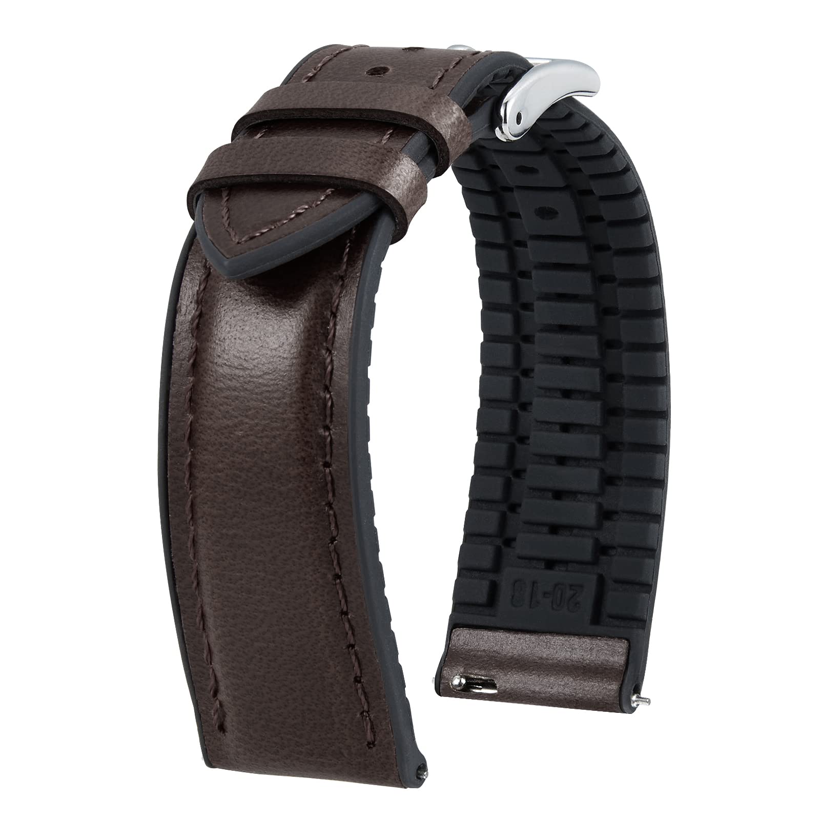 BINLUN Leather Watch Strap 14mm 16mm 18mm 19mm 20mm 21mm 22mm Oil Wax Leather an