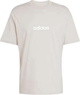 adidas Men's Essentials Linear Single Jersey T-Shirt