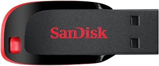SANDISK Cruzer Blade 64GB, USB-A Flash Drive, Black | Memory stick to help share your photos, videos, songs and other files between computers with ease - SDCZ50-064G-B35