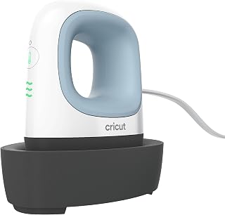 Cricut EasyPress Mini Heat Press - Zen Blue | For Pressing Small Objects Like Shoes, Stuffed Animals, Hats & More - 3 Heat Settings & Precision Tip