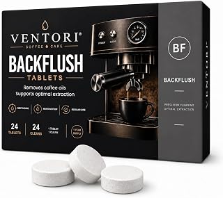 Espresso Machine Cleaning Tablets – 24 Backflush Tablets for Ninja Luxe Café Premier & Pro, Sage, Breville, Gaggia, Rancilio & Compatible E61 Machines