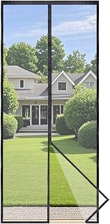 Apalus Prime Fly Screen Door, Magnetic Insect Protection Balcony Door, 90 x 210 cm, Translucent, Tear-Resistant, Weatherproof, Durable, Stronger Magnets Than the Classic, 3.8 cm Strap Top, Cannot Be