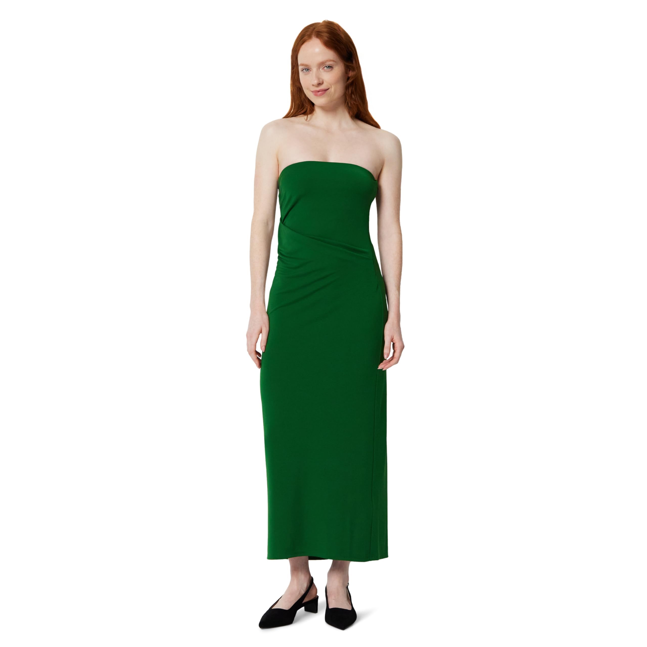 Amazon Essentials Women's Slim Fit Matte Jersey Strapless Maxi Dress