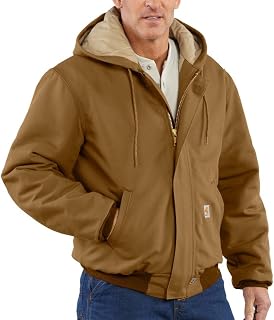 Carhartt Men's Flame-Resistant Duck Quilt-Lined Active Jac