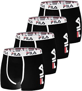 FILA Men's Boxer Shorts (Pack of 4)