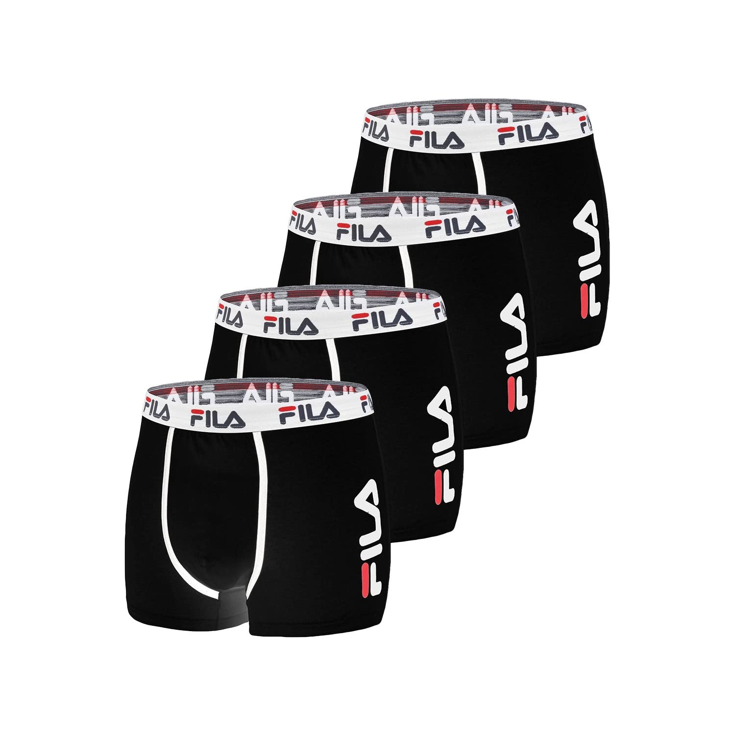 FILA Men's Boxer Shorts (Pack of 4)