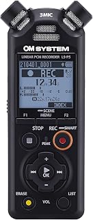 OM System LS-P5 Hi-Res Audio Recorder - TRESMIC II Bluetooth PCM & FLAC | Professional digital dictaphone with 16GB memory, 37h battery life and smartphone control for music, podcast or interview