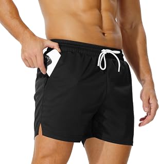 AIMPACT Mens Mesh Athletic Shorts Gym Athletic Workout Shorts for Men 5 Inch Running Shorts with Pocket