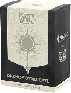 Dragon Shield | Matte Dual Art Sleeves | MTG Guildpact Series | 100 CT - Smooth & Tough Premium TCG Sleeves | Compatible with Pokemon, Flesh & Blood, One Piece & Magic the Gathering | Orzhov Syndicate